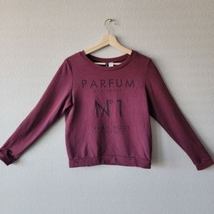 BURGUNDY FLEECE SIZE S
